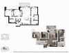 3 Bedroom 3B1a Floor Plan - The Merian